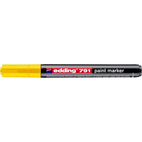 Lakkmarker, 1-2 mm, PCR, EDDING "791", sárga