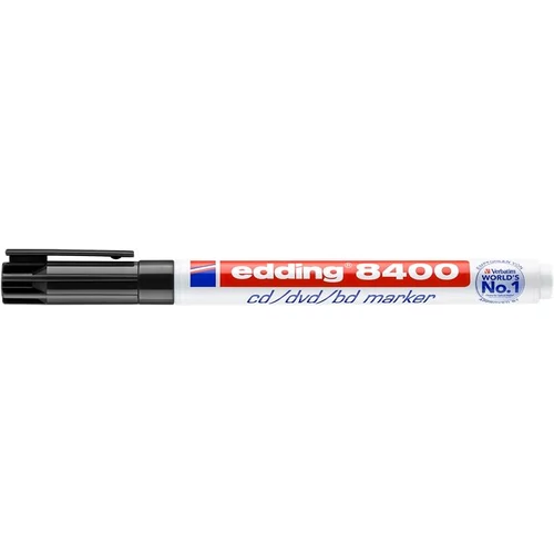 Alkoholos marker, CD / DVD, 0,5-1 mm, EDDING "8400", fekete