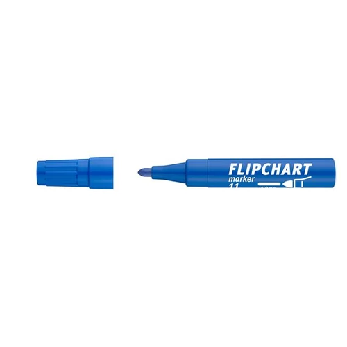 Flipchart marker, 1-3 mm, kúpos, ICO "Artip 11", kék