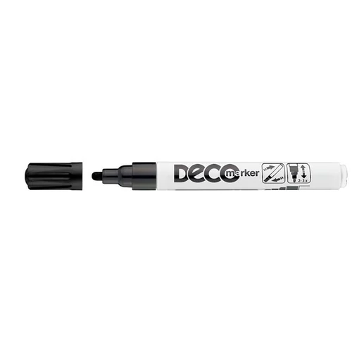Lakkmarker, 2-4 mm, ICO "Decomarker" fekete
