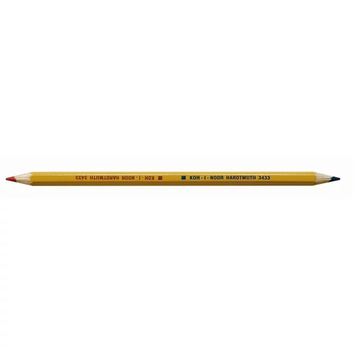 Postairón, hatszögletű, KOH-I-NOOR "3433", piros-kék