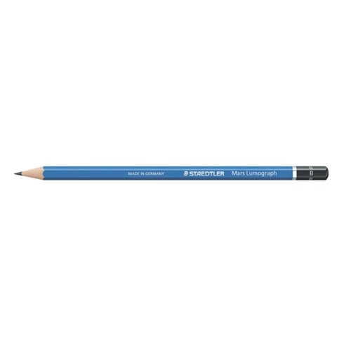 Grafitceruza, B, hatszögletű, STAEDTLER "Mars Lumograph 100"