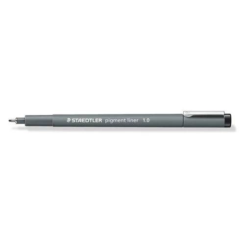 Tusfilc, 1 mm, STAEDTLER "Pigment Liner 308", fekete