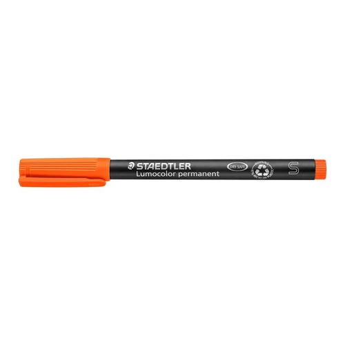 Alkoholos marker, OHP, 0,4 mm, STAEDTLER "Lumocolor® 313 S", narancssárga