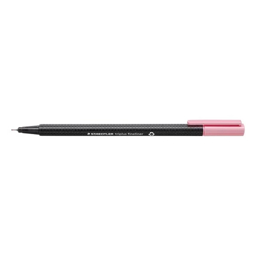 Tűfilc, 0,3 mm, STAEDTLER "Triplus 334", rózsaszín