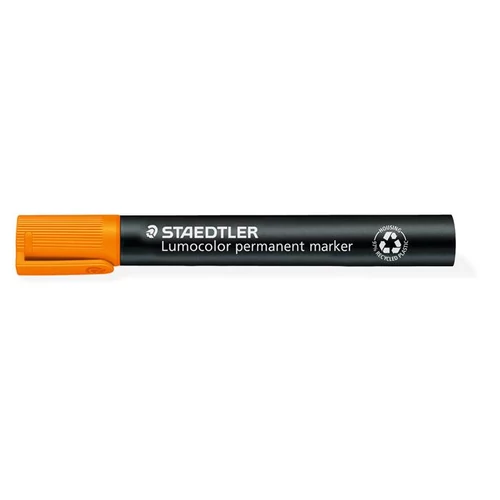 Alkoholos marker, 2 mm, kúpos, STAEDTLER "Lumocolor® 352", narancssárga