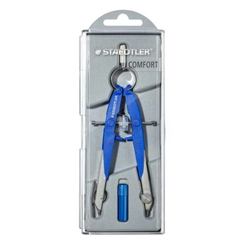 Körző készlet, precíziós, 2 darabos, STAEDTLER "Mars Comfort 556"
