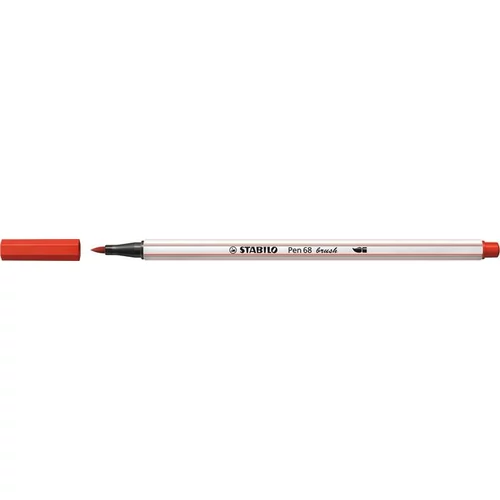 Ecsetirón, STABILO "Pen 68 brush", piros