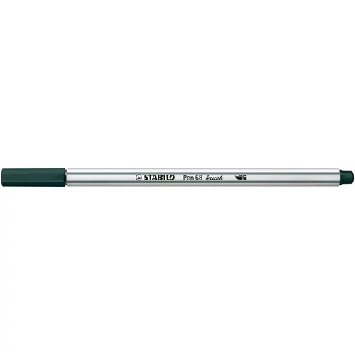 Ecsetirón, STABILO "Pen 68 brush", földeszöld