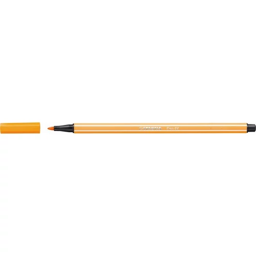 Filctoll, 1 mm, STABILO "Pen 68", neon narancssárga