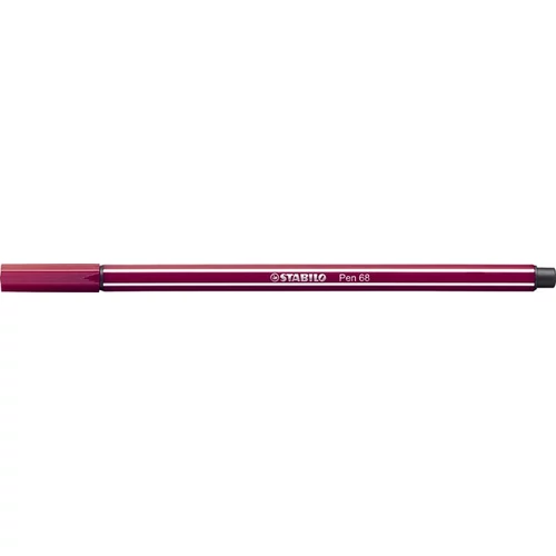 Filctoll, 1 mm, STABILO "Pen 68", bíborvörös