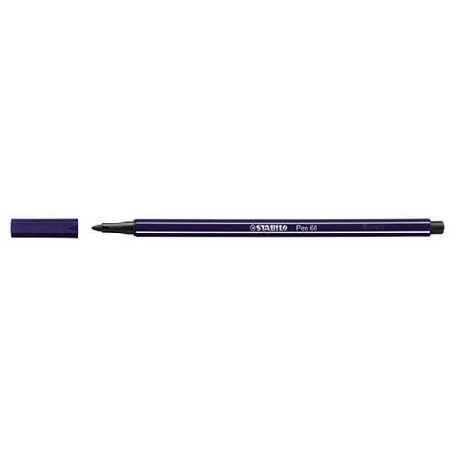 Filctoll, 1 mm, STABILO "Pen 68", berlini kék