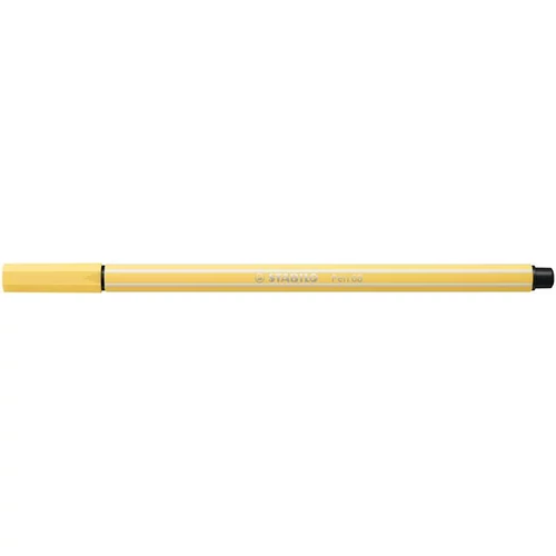 Filctoll, 1 mm, STABILO "Pen 68", világossárga
