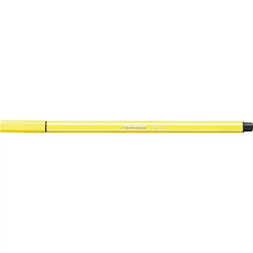 Filctoll, 1 mm, STABILO "Pen 68", citromsárga