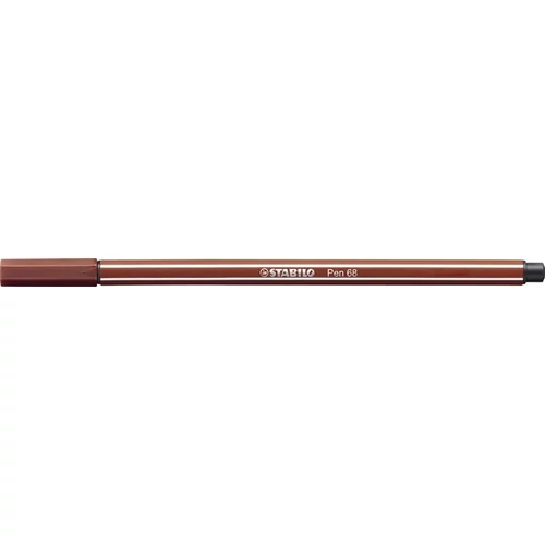 Filctoll, 1 mm, STABILO "Pen 68", téglavörös