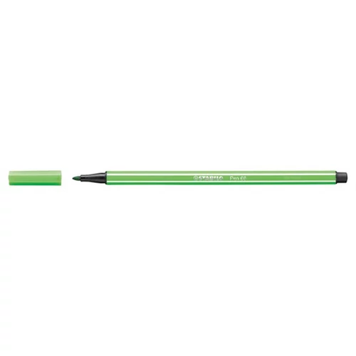 Filctoll, 1 mm, STABILO "Pen 68", levél zöld