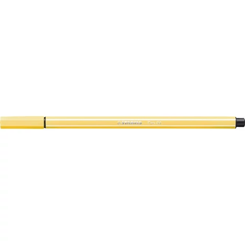 Filctoll, 1 mm, STABILO "Pen 68", sárga