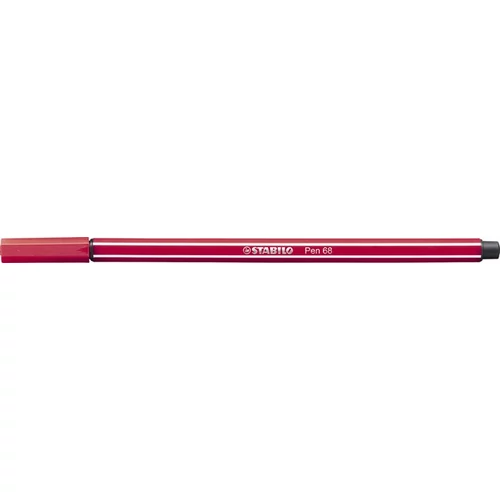 Filctoll, 1 mm, STABILO "Pen 68", sötétpiros