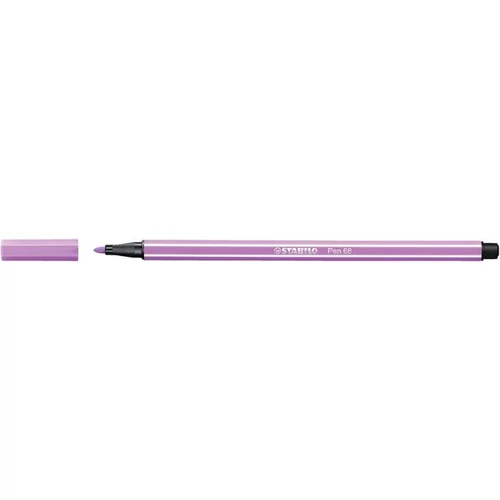 Filctoll, 1 mm, STABILO "Pen 68", pasztell-lila