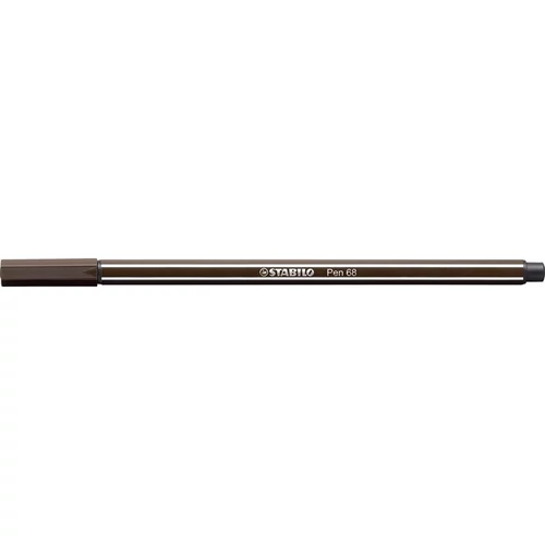 Filctoll, 1 mm, STABILO "Pen 68", kávébarna
