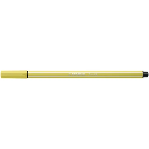 Filctoll, 1 mm, STABILO "Pen 68", mustár
