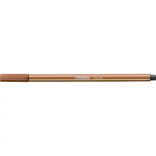 Filctoll, 1 mm, STABILO "Pen 68", vörösbarna