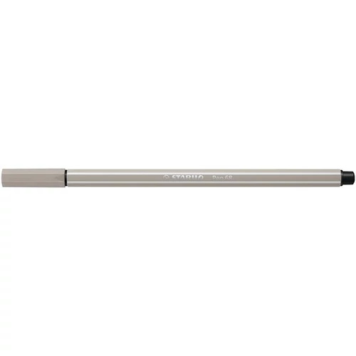 Filctoll, 1 mm, STABILO "Pen 68", melegszürke