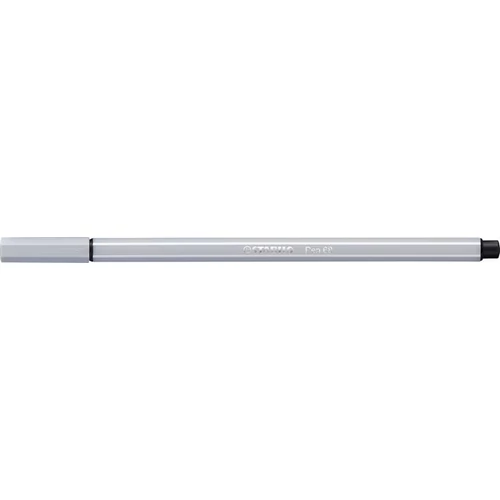 Filctoll, 1 mm, STABILO "Pen 68", világos szürke