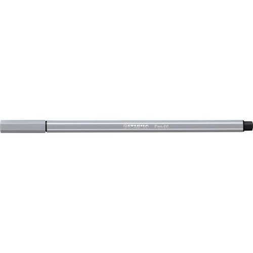 Filctoll, 1 mm, STABILO "Pen 68", közép szürke