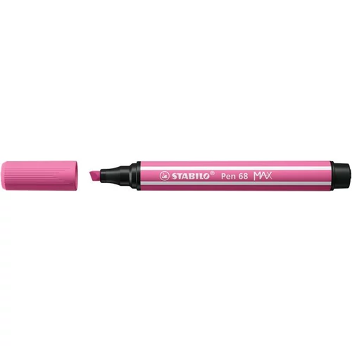 Filctoll, 1-5 mm, vágott hegy, STABILO "Pen 68 MAX", napraforgó