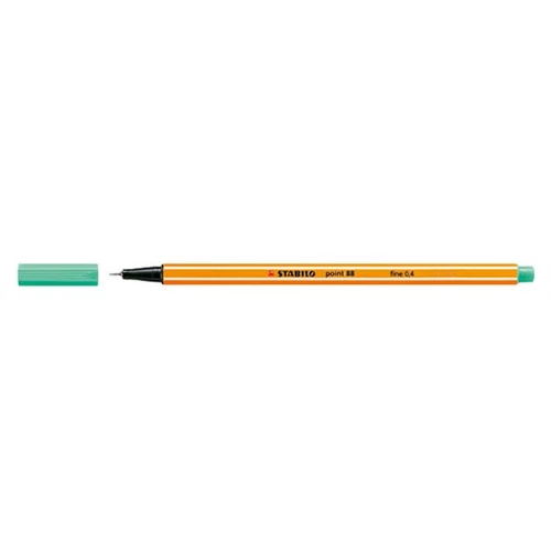 Tűfilc, 0,4 mm, STABILO "Point 88", jégzöld