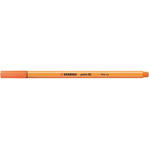 Tűfilc, 0,4 mm, STABILO "Point 88", halvány cinóber