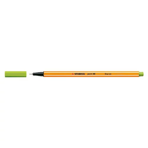 Tűfilc, 0,4 mm, STABILO "Point 88", almazöld