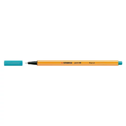 Tűfilc, 0,4 mm, STABILO "Point 88", türkiz