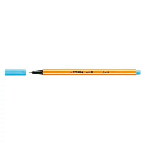 Tűfilc, 0,4 mm, STABILO "Point 88", azúrkék