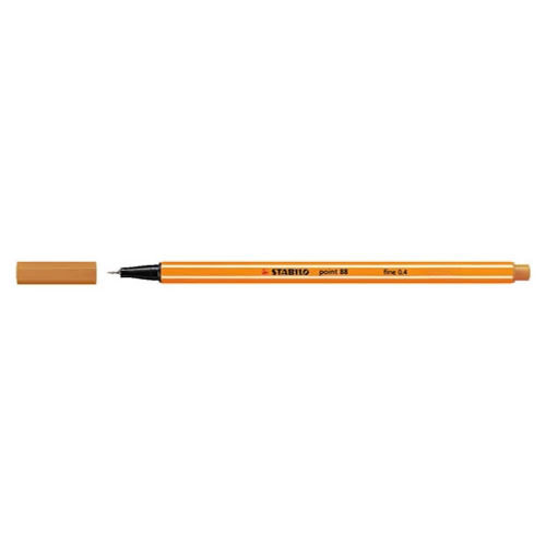 Tűfilc, 0,4 mm, STABILO "Point 88", okkersárga