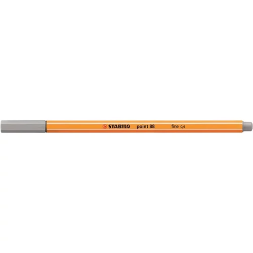 Tűfilc, 0,4 mm, STABILO "Point 88", közép jégszürke