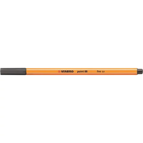 Tűfilc, 0,4 mm, STABILO "Point 88", sötét jégszürke