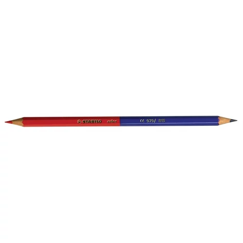 Postairón, hatszögletű, STABILO "979 / 815", piros-kék