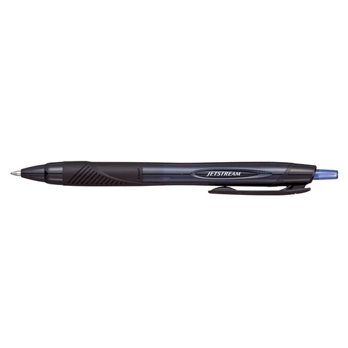 Golyóstoll, 0,35 mm, nyomógombos, fekete tolltest, UNI "SXN-157S Jetstream Sport Eco", kék