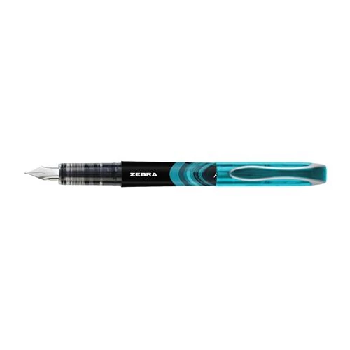 Töltőtoll, 0,6 mm, ZEBRA "Fountain pen", világoskék
