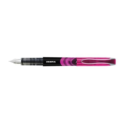 Töltőtoll, 0,6 mm, ZEBRA "Fountain pen", pink