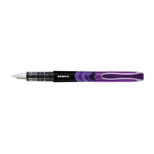 Töltőtoll, 0,6 mm, ZEBRA "Fountain pen", lila