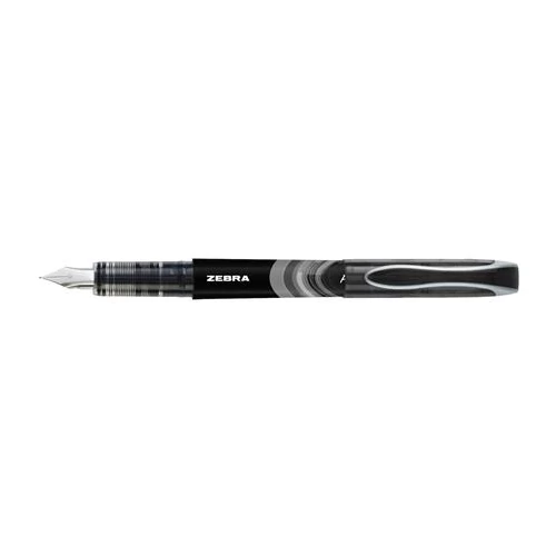 Töltőtoll, 0,6 mm, ZEBRA "Fountain pen", fekete