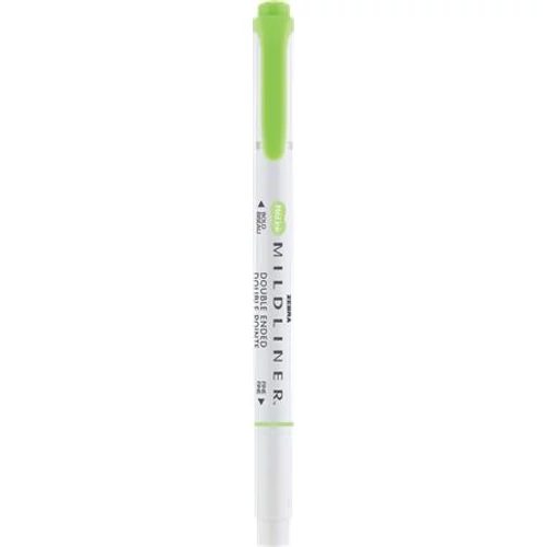 Szövegkiemelő, 1,0 / 3,5 mm, kétvégű ZEBRA "Mildliner Cool & Refined" zöld