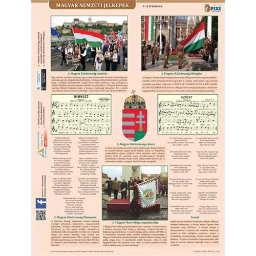 Tanulói munkalap, A4,  STIEFEL "Magyar nemzeti jelképek és ereklyék"