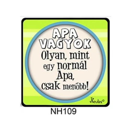 Hűtőmágnes-Apa vagyok