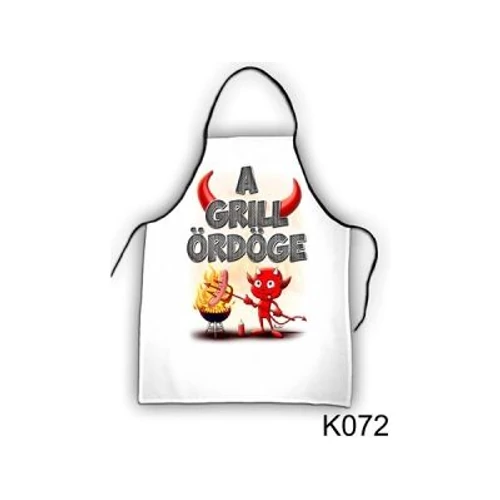 Kötény-A grill ördöge Ajándékötlet férfiaknak