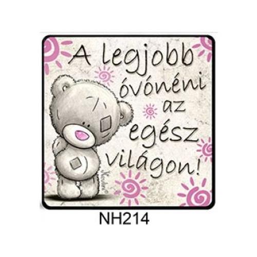 Hűtőmágnes - A legjobb óvónéni - Ajándék ötlet Óvónéninek