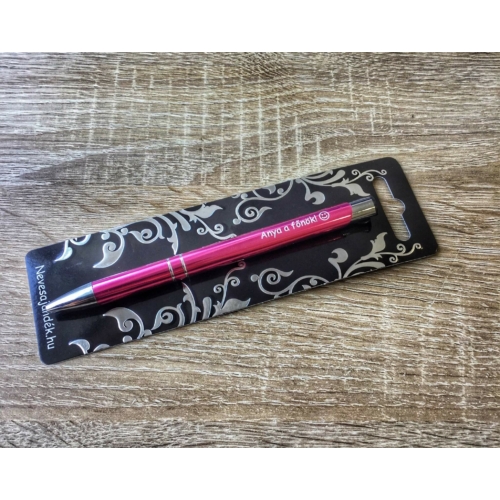 Feliratos toll - Anya a főnök-rózsaszín - Ajándék Anyukáknak - Anyák napi ajándék